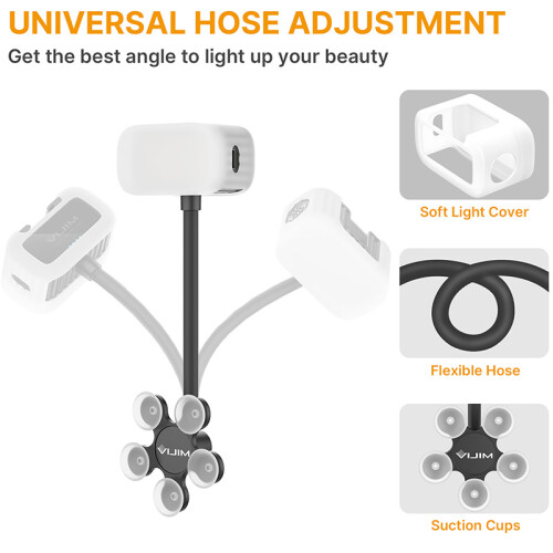 VIJIM CL12 Brightness Angle Adjustable Stable Suction Cup Mini Meeting Light 2