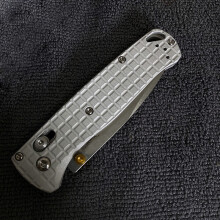 1Pair Aluminum Alloy Non-slip Patches DIY Handle Scales for Benchmade Bugout 535
