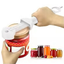Multifunctionele Flesopener van Roestvrij Staal, Verstelbare Wijn-, Bier- en Blikopener, Geschikt voor Mensen met Zwakke Handen en Senioren.
