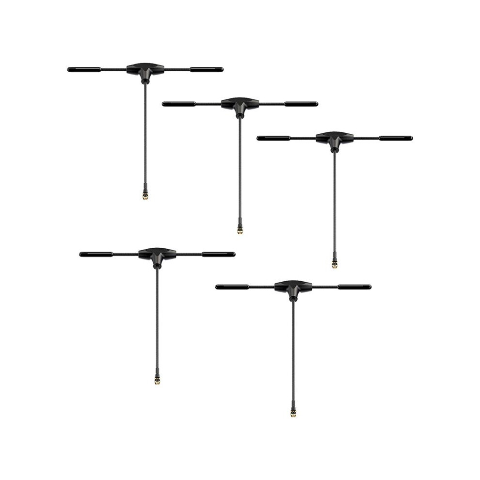 5Pcs 2.4G Ipex1 T-Type Antenna 5.23 Dbi Gain Elrs Receiver Replacement Antenna For Rc Fpv Drone Diy Parts 4714078954252