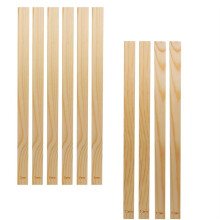 10pcs Wooden Pottery Teaching Rolling Mud Stick Guide Set -5-Size Clay Thickness Tool for Precise Measurement in Pottery