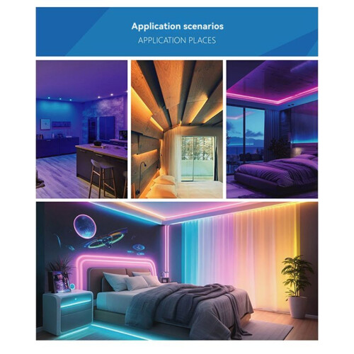 LED Light Strip Controller High Power RGBWC Lamp Remote Control Light Strip Dimmer Iron Shell Wireless Remote