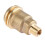 Conjunto de 3 Adaptadores de Latão para Gás Propano - QCC1 Macho/POL Fêmea para 1/4 Polegadas NPT Macho + POL Macho para 1/4 Polegadas NPT Macho 8