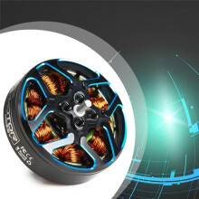 T-MOTOR Motore Brushless F2004 KV3000 4-5S con Albero da 3 mm, Motore A Lungo Raggio per Quadricotteri da Corsa FPV da 3-5 Pollici