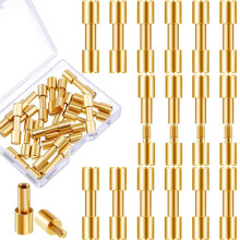 20 Sets Brass Bracket Bolt Fasteners Tool  Diameter 6 mm Handle Pins Hardware Screws Making Supplies Blind Rivets