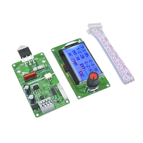 (40A) 40A/100A 12864 LCD display Digital Double Pulse Encoder Spot Welder Welding Machine Transformer Controller Board Time Control 2