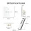 (Switch) RF WiFi Touch Panel Curtain Blinds Roller Shutter Switch Voice Control for Alexa Google Home 11