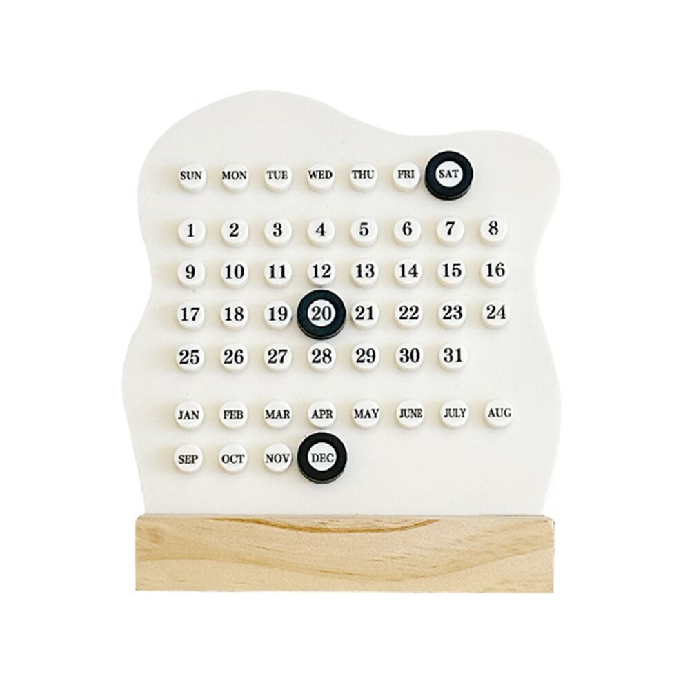 Photos - Other Office Equipment Jojomino Manual Desk Calendar Adjustable Week Month Date Display Calendar Desktop Ornament Home Activity Room Decoration 