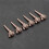 6Pcs Dragon  Metal Acoustic Guitar Bridge Pins Strings Fixed Cone 10