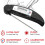 (White) Foldable Digital Kitchen Thermometer for BBQ, Cooking, and Meat - Accurate Temperature Gauge with Programmable Fork Probe 5
