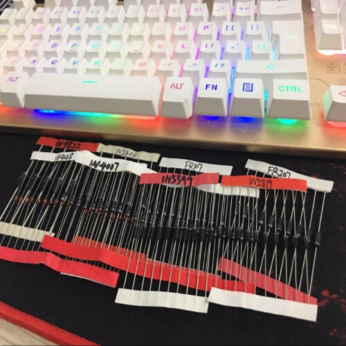 100PCS 8 Values Switching Signal Fast Recovery Schottky Rectifier Diode Assortment Master Kit 2