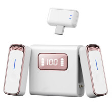 Trådlös Mikrofonspel Livesändning Mikrofon Brusreducering Bärbar Ljudvideoinspelning för Android-Kamera PC
