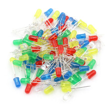 (500pcs 3MM) 500PCS 3mm 5mm LED Diode Light Assorted Kit DIY Set White Yellow Red Green Blue