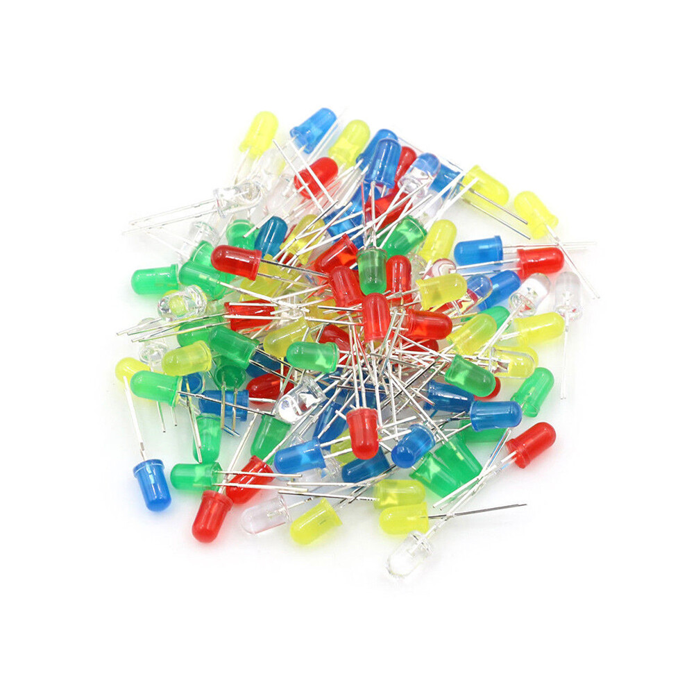 (500Pcs 3Mm) 500Pcs 3Mm 5Mm Led Diode Light Assorted Kit Diy Set White Yellow Red Green Blue 110691329455
