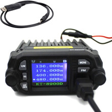 Top KT-8900D 25 W Dualband Quad Display 136-174 und 400-480 MHz Großes LCD-Display Mobilfunkgerät KT8900D(B)