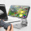 (Black) Universal Foldable Aluminum Desktop Holder Stand Bracket For iPhone iPad Tablet 11