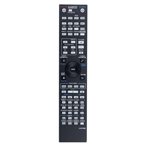 Replace AXD7666 Remote Control for  SC-61 SC-63 SC-1227 SC-1227-K AV Receiver