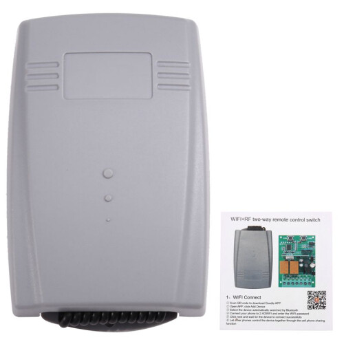 Tuya WIFI Garage Door Opener 2ch 433mhz Universal Fixed Rolling Code Multi  Controller