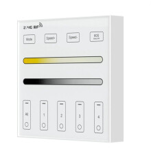 2.4G RF 4 Zone 86 Panel DM/CCT  LED Controller Dual Color Temperature Touch Controller for LED Light Control