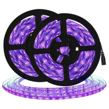 Uv Led de 10M Tira de Luz Ultravioleta Flexible Púrpura 33Ft Luz Negra 600 Led Desinfectan Tira de Luz