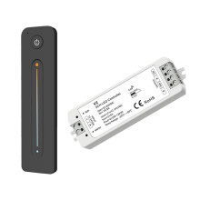 Ściemniacz LED Tuya z Bezprzewodowym Pilotem RF 2.4G 12-24V 2CH RF Kontroler Temperatury Barwowej Kontroler Taśm LED