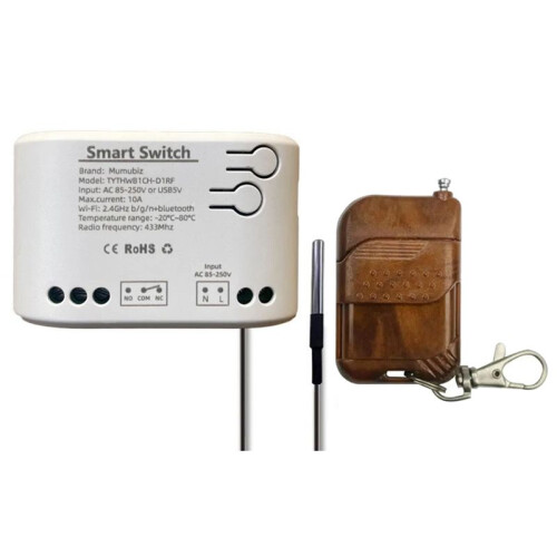 Tuya WiFi 1-Way   Temperature Sensor AC 85-250V Wireless   with Remote Controller