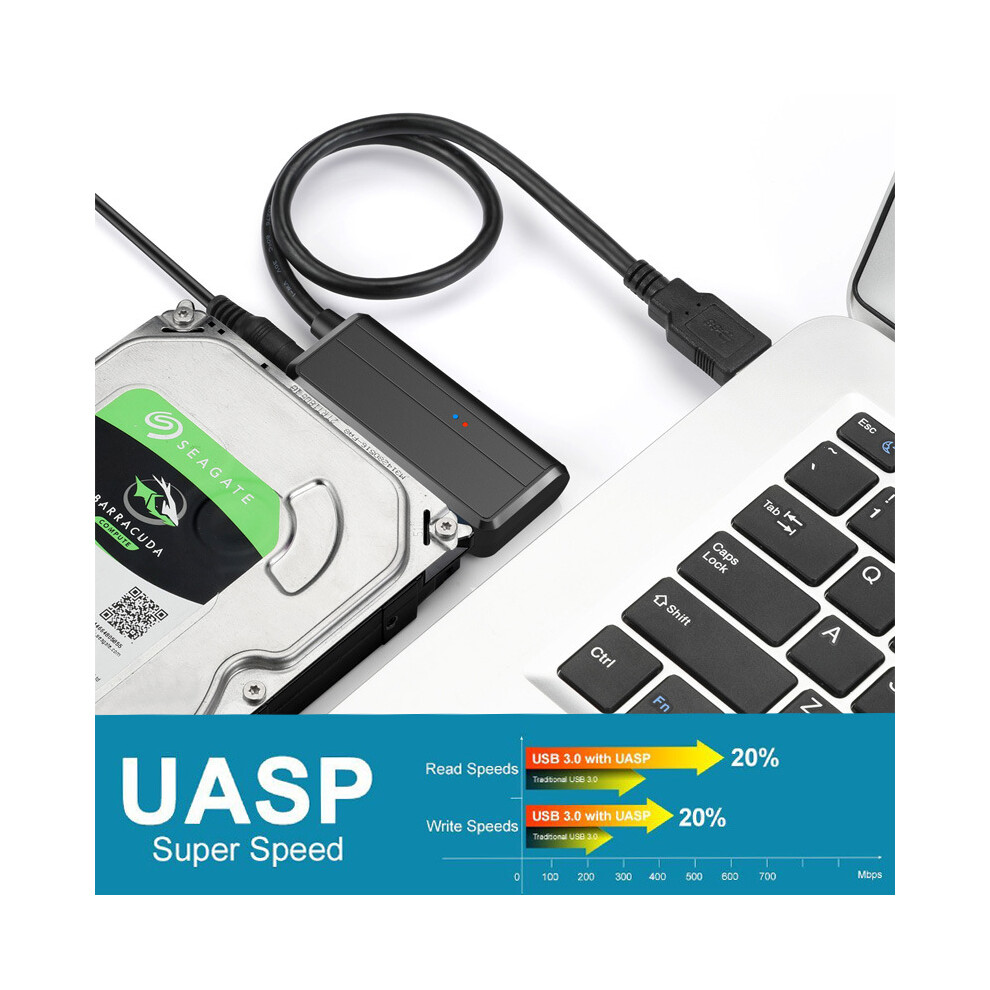 Usb 3.0 To Sata Adapter Cable For 2.5" Hdd/Ssd Hard Disk Drive 113121251074