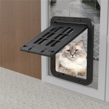 Porte Moustiquaire pour Chien avec Grand Battant et Fermeture Automatique, Idéale pour les Chiens et les Chats.