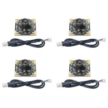 4PCS OV9732 Camera Module 1MP 1280x720 30fps USB Free Driver Manual Focus with 0.5 Meter Cable for WinXP/7/8/10