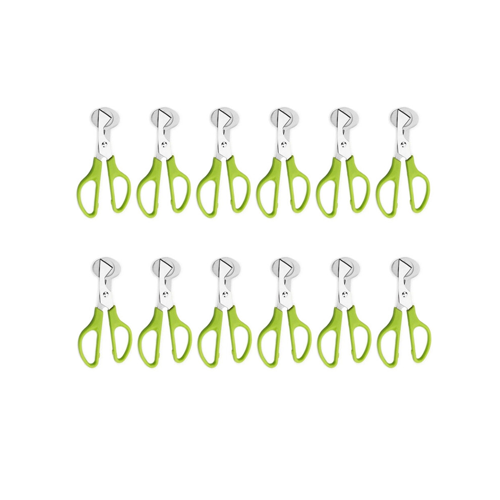 12Pcs Quail Fresh Egg Shell Birds Eggs Kitchen Tool Scissors Cracker Opener Cigar Cutter Cutting Device Kitchen 4714239774293