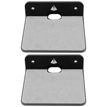 Supporto per Altoparlante da Parete 2Pack, Espositore da Parete nel Acrilico per Altoparlante , Webcam, Telefoni Cellulari, Giocattolo-Nero