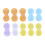10 x Contact Lens Cases - Colour Coded L and R Soaking Storage Cases, Random Color (Multicolor) 1
