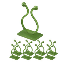 200 Pieces Plant Climbing Wall Fixture Clips, Plant Fixer Self-Adhesive Hooks for Invisible Wall Vines Plant Fixation A