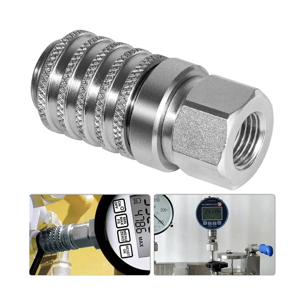 Pd242 Series Steel Hydraulic Test Port And Diagnostic Equipment Quick Connect Coupler With Female Pipe Thread 4712844145842