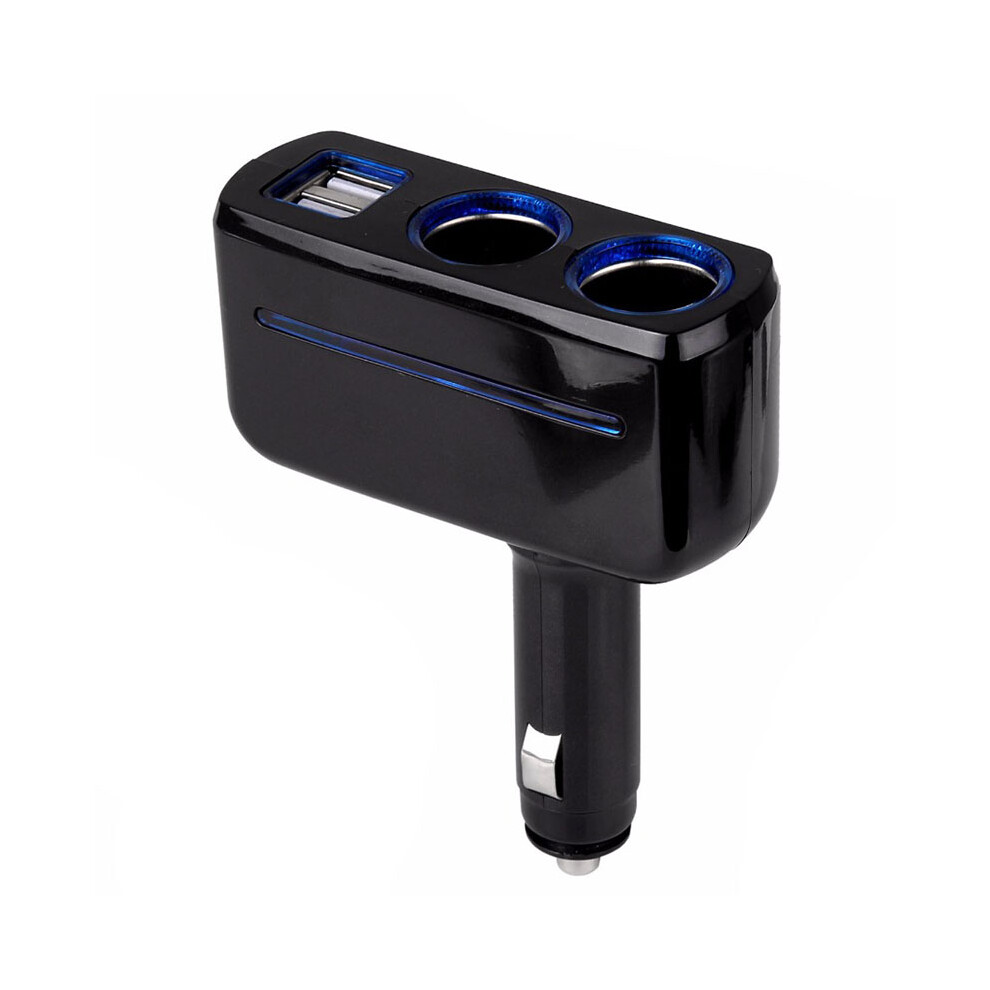 Shunwei 2 Ways Cigarette Lighter Socket 12V 3.1A 80W Dual Usb Socket Charger 4713954328866