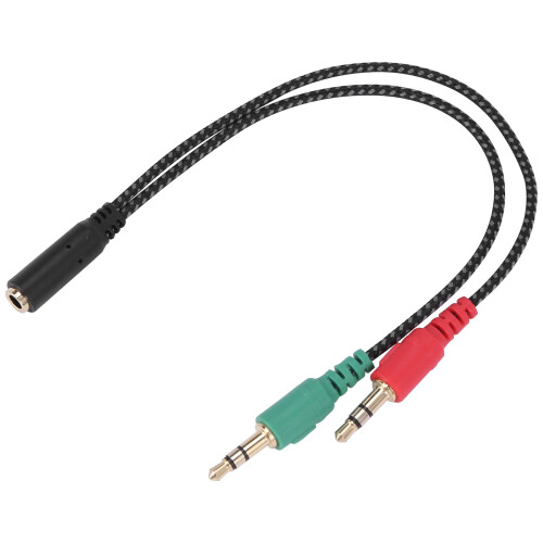 New Belted CTIA Computer Phone Headset Microphone Extension Cable 3.5 Second Revolution One