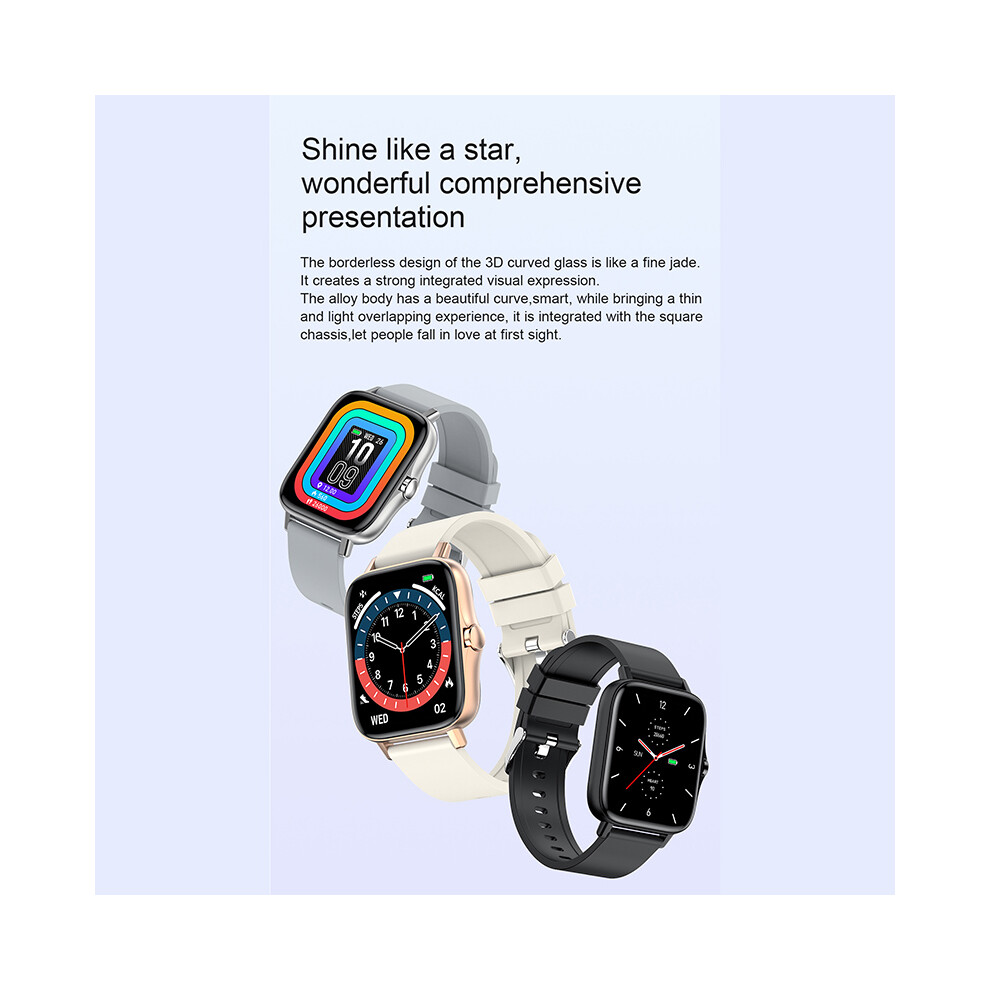 (Black) Smart Watch Activity Tracker Heart Rate Blood Pressure Monitor Bluetooth Smartwatch Black 413590860600