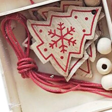 Ambachten Creatieve Houten Kerstcadeaus Interieur Decoraties Thuis Kerstboom Hanger Opknoping DIY Houtsnippers 10