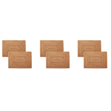 6 Pcs Table Mats Non Slip Rattan Placemats Dining Table Heat Resistant Woven Place Mats Insulation Heat Resistant Mats