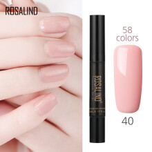 (RK41) ROSALIND Gel Nail Polish UV Semi Permanent Matte Pen Primer Top Coat Manicure Set