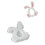 Rabbit Plasters Mould Bunnies Epoxy Casting Mold for Diys-57 1