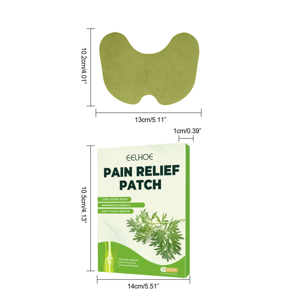 10PCS Wormwood Pain Relief Patch Relieve joints lumbar spine cervical spine