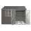 Birchtree BIRCHTREE Garden Shed With Window 10X10FT Grey 11