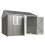 Birchtree BIRCHTREE Garden Shed With Window 10X10FT Grey 10