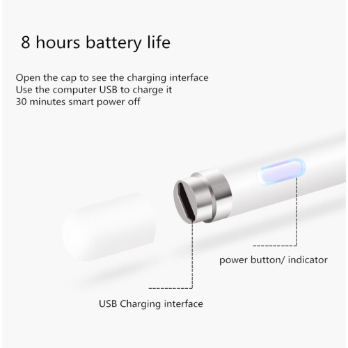 (White) Generic Pencil For Apple iPad Pro 2018 1