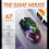(Black) Rechargeable Ergonomic 2.4G Wireless Gaming Mouse 7 Buttons For Computer Desktop 4