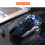 (Black) Rechargeable Ergonomic 2.4G Wireless Gaming Mouse 7 Buttons For Computer Desktop 8