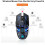 (Black) Rechargeable Ergonomic 2.4G Wireless Gaming Mouse 7 Buttons For Computer Desktop 10