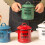 Multifunction Condiment Container Enamel Double Ears Easy-White 2