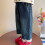 Thermogefütterte Mädchen-Jeans, Hose aus-Blau 90cm 5